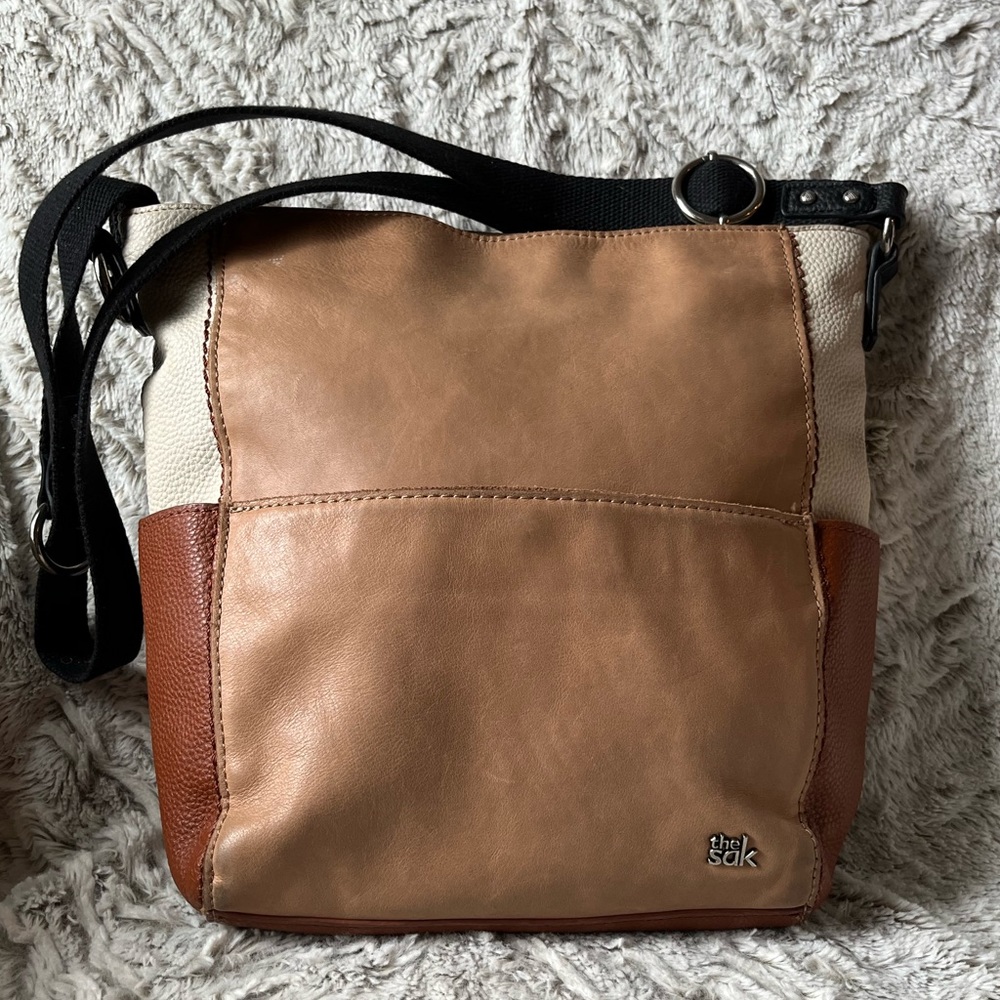 The Sak Leather Satchel Crossbody